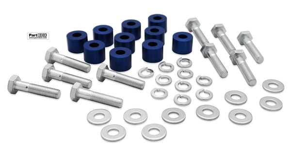 SuperPro TRC9012 Toyota Hilux 2015-on Front Chassis Brace Drop - Spacer Kit