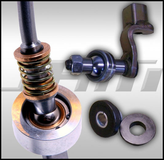 JHM JHM-PKG-B6B7A46S Trio Package - Solid Shifter-Linkage and Bushing for C6 A6 & B6-B7 A4-2004-on (6-Speed) - 01X-02X