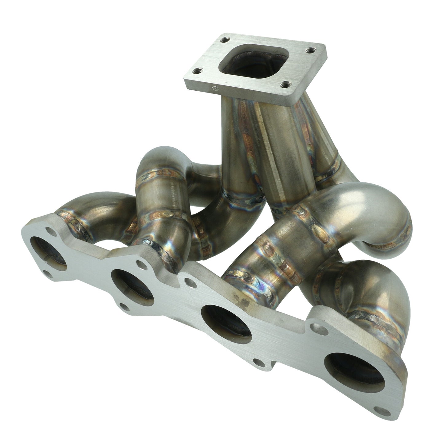 Turbozentrum 428476 Tube Exhaust Manifold VAG 1,8l - 2,0l 16V Pulse Charging T25 / T28-flange no WG - Stainless Steel