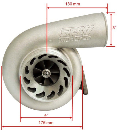 Turbozentrum 249108 Turbolader BBSPA700 mit T3 Flansch und 0,84AR