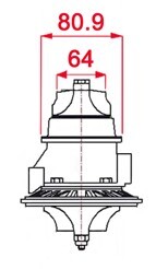 Turbozentrum 249036 Turbolader Turbinengehause fur SPA700