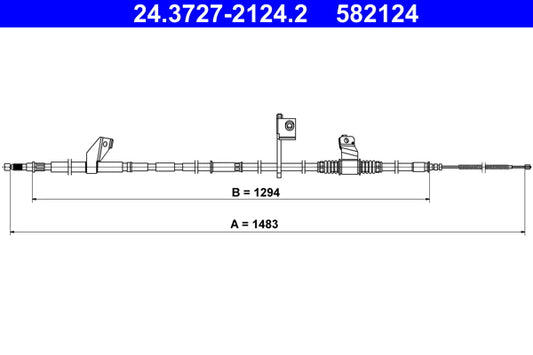 BOSCH 1987482146 Parking Brake Cable Pull