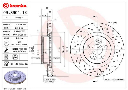 4 RIDE AB18-3292 Disc Brake Caliper Repair Kit
