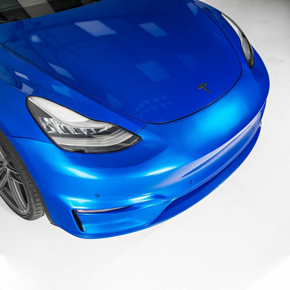 UNPLUGGED PERFORMANCE UP-MY-328-9.1 ASCENSION FRONT FASCIA SYSTEM (FRONT BUMPER), NO SENSOR HOLES, PAINTED DEEP BLUE PPSB