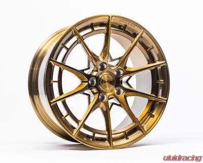 Vivid Racing VR-D03R-1895-45-5120-BRSG VR Forged D03-R Wheel Brushed Gold 18x9.5 +45mm 5x120