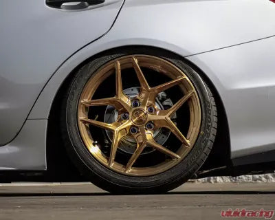 Vivid Racing VR-D04-1895-40-51143-GGLD VR Forged D04 Wheel Olympic Gold 18x9.5 +40mm 5x114.3