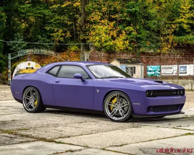 Vivid Racing VR-D10-2090-20-5115-HBLK VR Forged D10 Wheel Hyper Black 20x9.0 +20mm 5x115