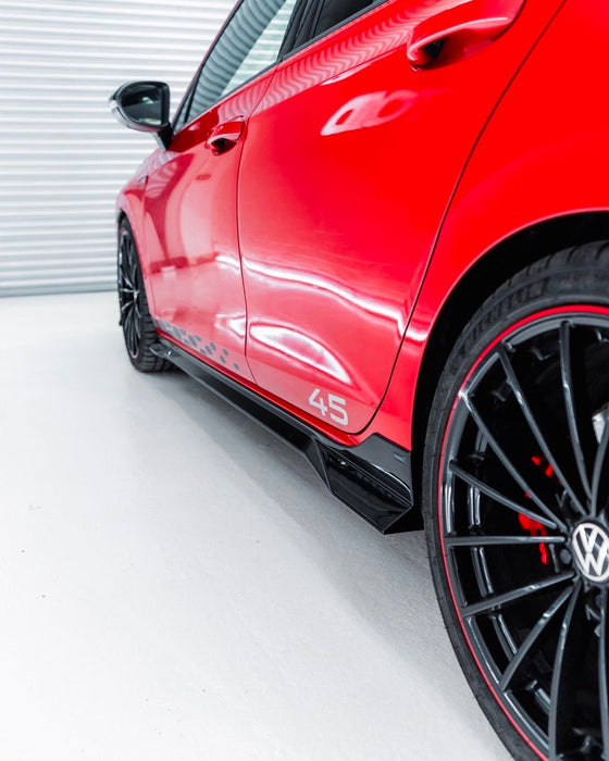 Zaero ZA-GOLF-8-SW VW GOLF MK8 & MK8.5 EVO-1 GLOSS BLACK SIDE SKIRTS