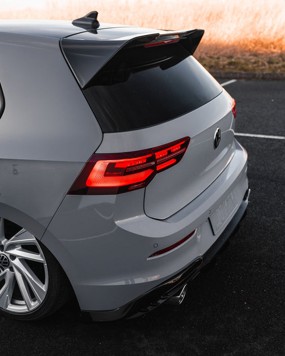 Zaero ZA-GOLF-8-GTI-DF VW GOLF GTI MK8 & MK8.5 EVO-1 GLOSS BLACK REAR DIFFUSER