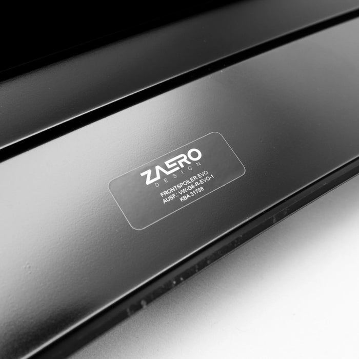 Zaero ZA-GOLF-8-R-FS VW GOLF R MK8 EVO-1 GLOSS BLACK FRONT SPLITTER