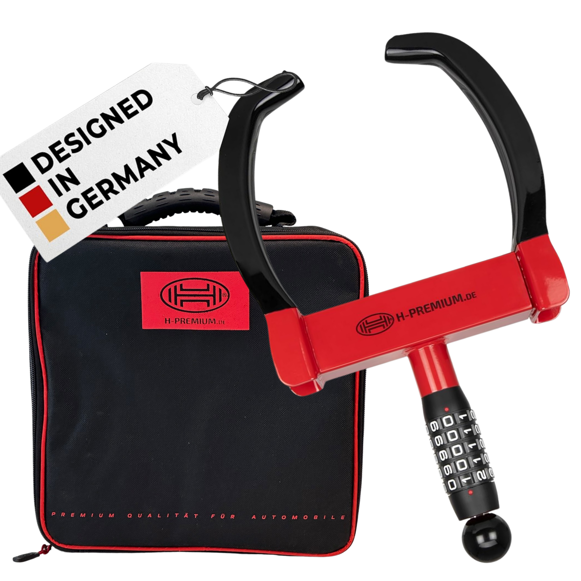 Heyner 850500 Wheel Clamp Lock Coded