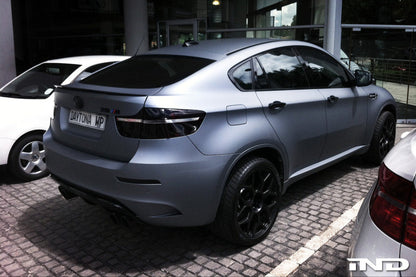 IND E71 X6M Painted Trunk Emblem