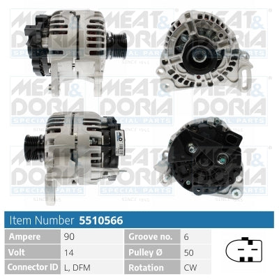 MEAT & DORIA MD5510566 Alternator