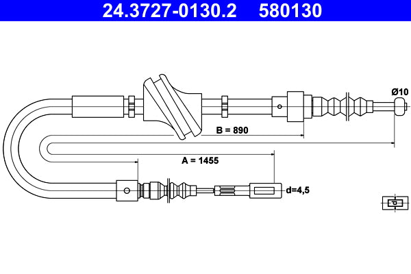 BOSCH 1987477633 Parking Brake Cable Pull