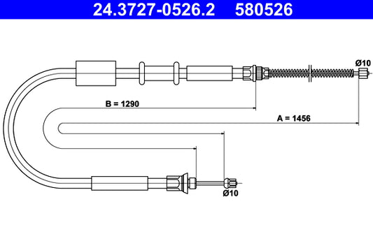 BOSCH 1987482033 Parking Brake Cable Pull
