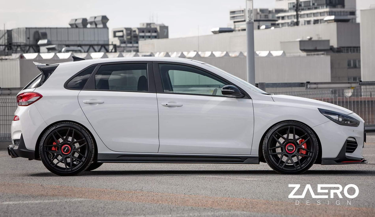 Zaero ZA-I30N-PREFL-SW HYUNDAI I30 N EVO-1 GLOSS BLACK SIDE SKIRTS