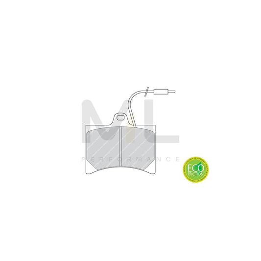 Ferodo Premier Eco Friction Fdb719 Brake Pad Set Incl. Wear Warning Contact, Without Accessories | ML Performance Car Parts