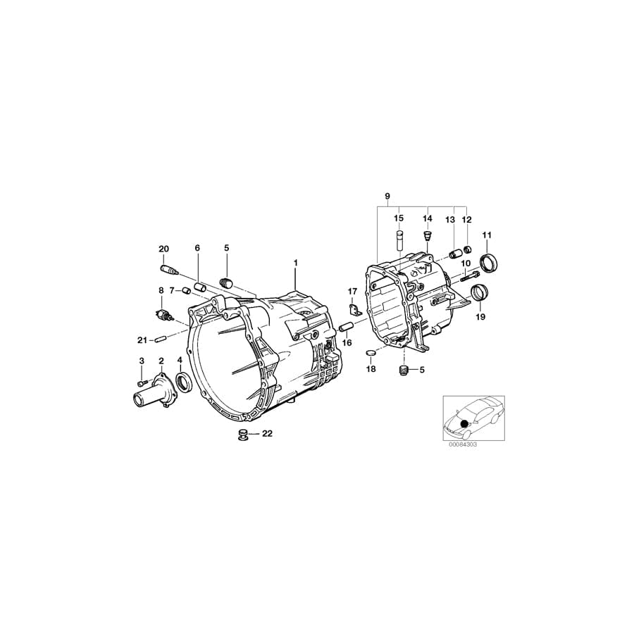 Genuine BMW 23111224813 E34 E53 E38 Guide Bush 8,5X12X32 (Inc. 330Ci, 735i & 323i) | ML Performance UK Car Parts