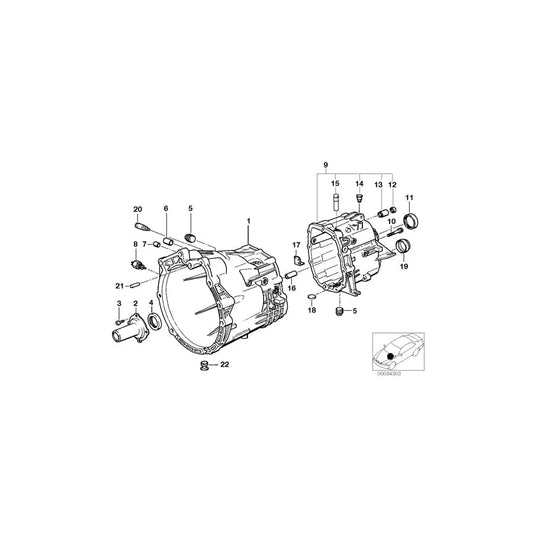 Genuine BMW 23111224813 E34 E53 E38 Guide Bush 8,5X12X32 (Inc. 330Ci, 735i & 323i) | ML Performance UK Car Parts
