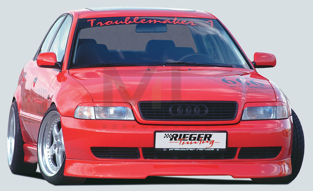 Rieger 00055015 Audi B5 A4 Front Splitter 4 | ML Performance UK Car Parts