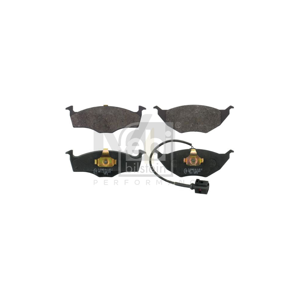 Febi Bilstein 16620 Brake Pad Set Front Axle, Incl. Wear Warning Contact | ML Performance Car Parts