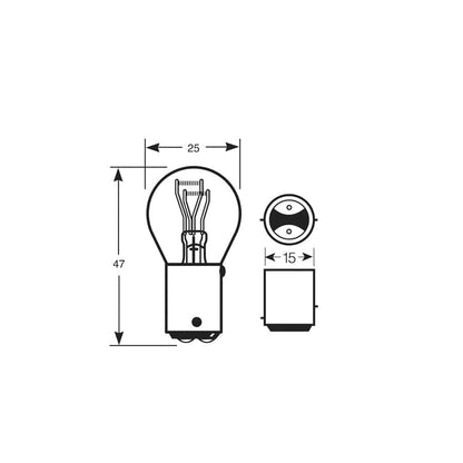 RING R566 12V 21/4W P21/4W OSP BAZ15d Fog & Tail (10 units ) | ML Performance