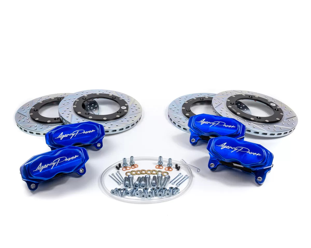 Agency Power AP-BRP-X3-460-BLU Big Brake Kit Front and Rear Blue Ice Can-Am Maverick X3 Turbo | ML Performance UK Car Parts