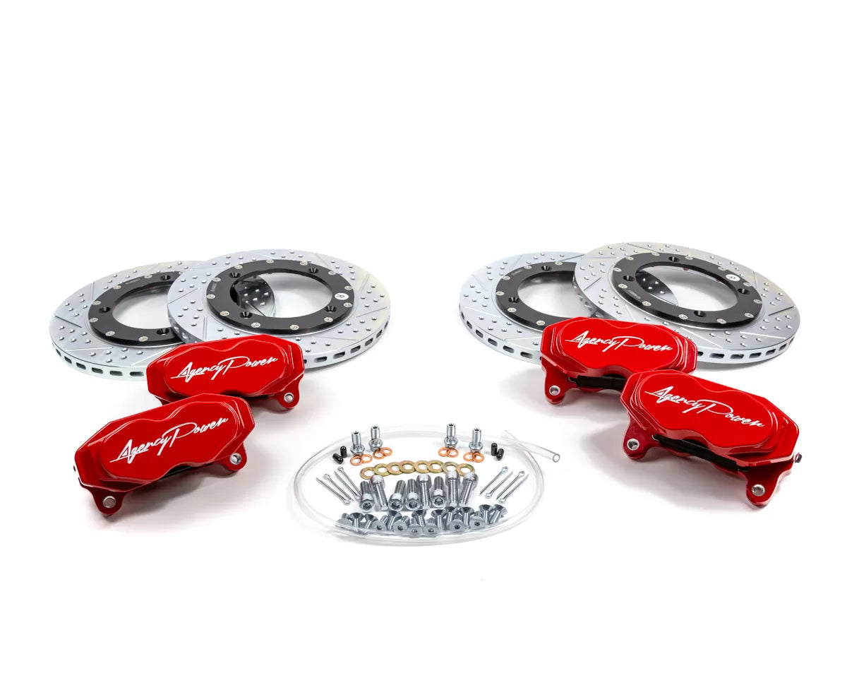 Agency Power AP-BRP-X3-460-RD Big Brake Kit Front and Rear Red Can-Am Maverick X3 Turbo | ML Performance UK Car Parts