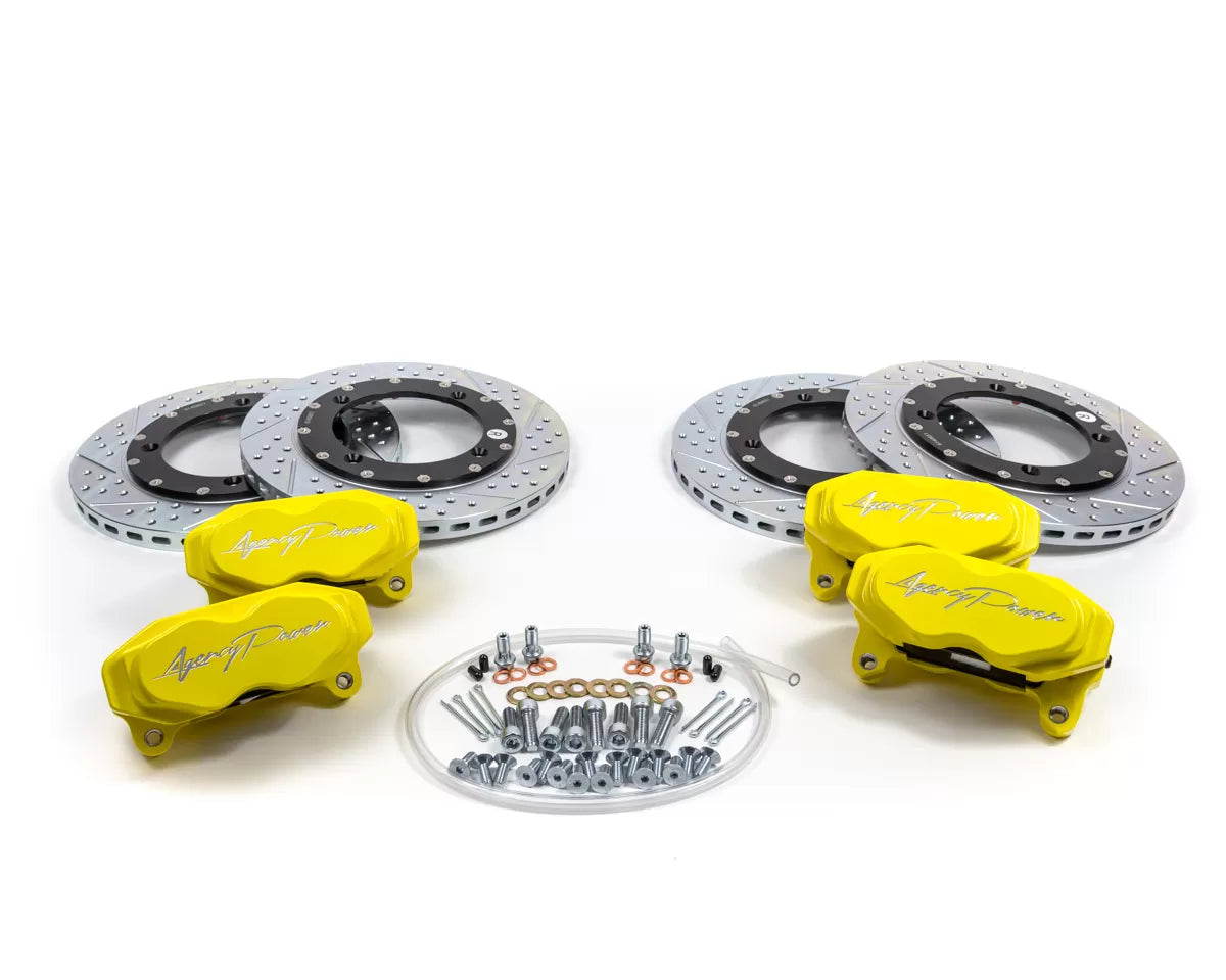 Agency Power AP-BRP-X3-460-YLW Big Brake Kit Front and Rear Yellow Can-Am Maverick X3 Turbo | ML Performance UK Car Parts