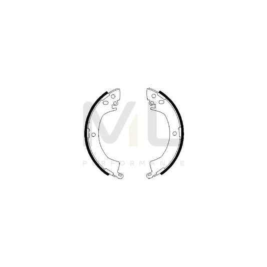 BOSCH 0 986 487 207 Brake Shoe Set | ML Performance Car Parts