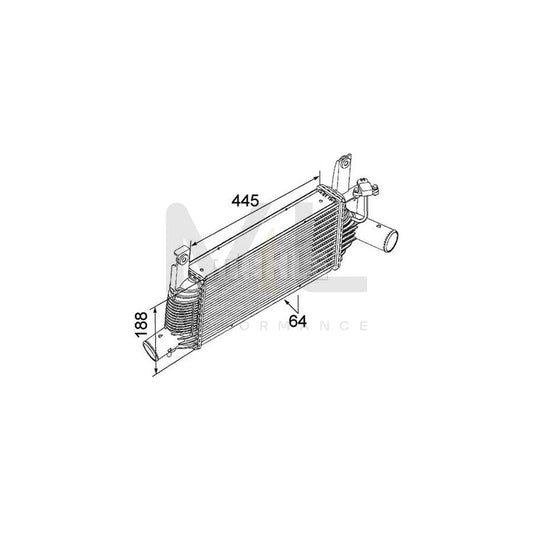 MAHLE ORIGINAL CI 159 000P Intercooler with sensor | ML Performance Car Parts