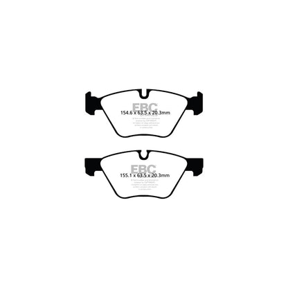 EBC PD09KF481 BMW E60 E61 Bluestuff Front Brake Pad & USR Disc Kit - ATE Caliper 2 | ML Performance UK Car Parts