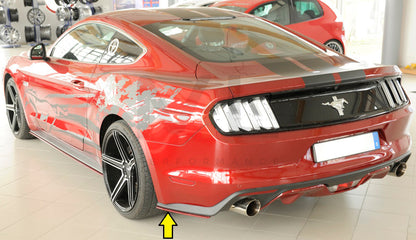 Rieger 00034253 Ford LAE Mustang 6 Rear Side Splitter 5 | ML Performance UK Car Parts