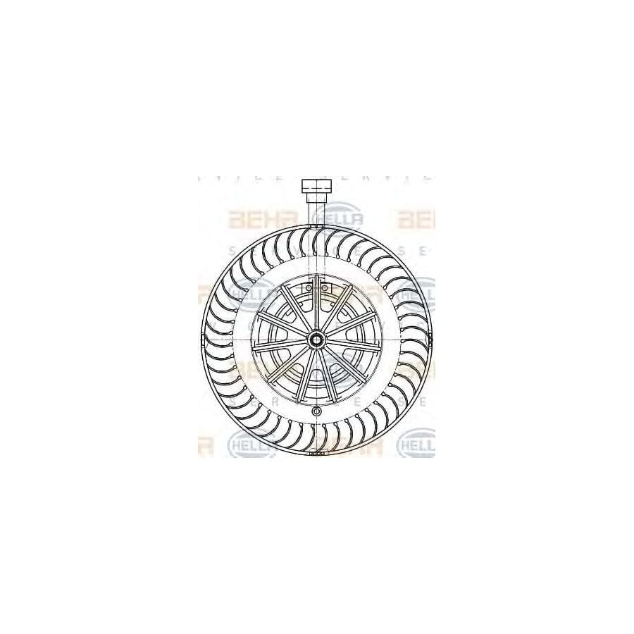 Hella 8EW 009 157-101 Interior Blower