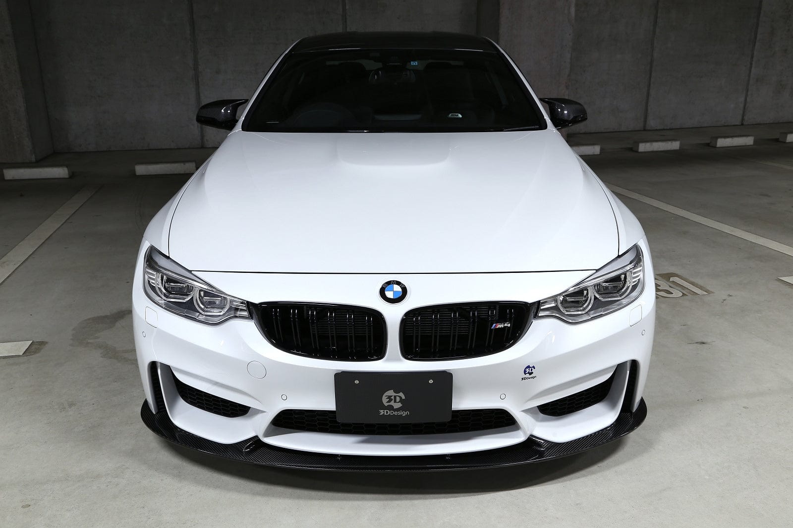 3D Design 3101-28211 BMW Carbon Fiber Front Lip Spoiler