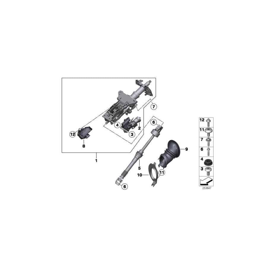 Genuine BMW 32306760423 RR1 E63 Bearing, Plastic (Inc. 530xd, 535d & 545i) | ML Performance UK Car Parts