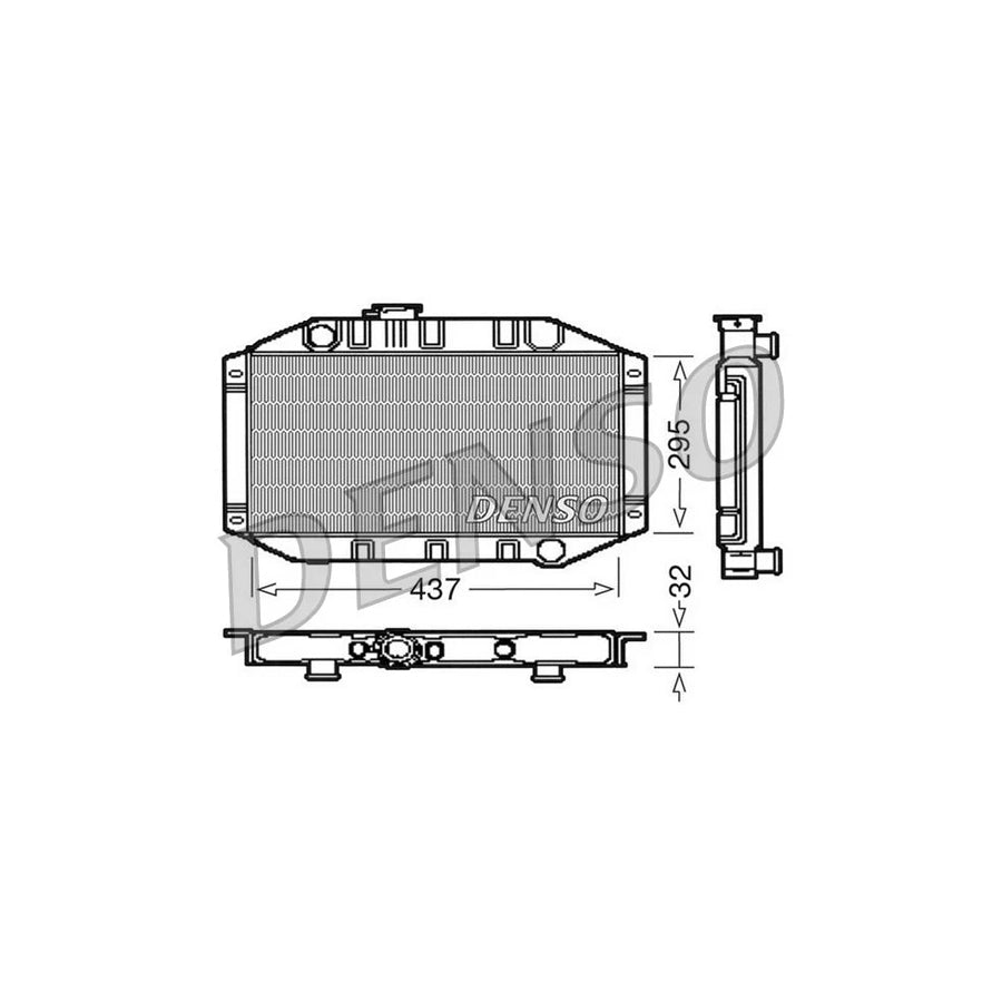Denso DRM10011 Drm10011 Engine Radiator For Ford Escort | ML Performance UK