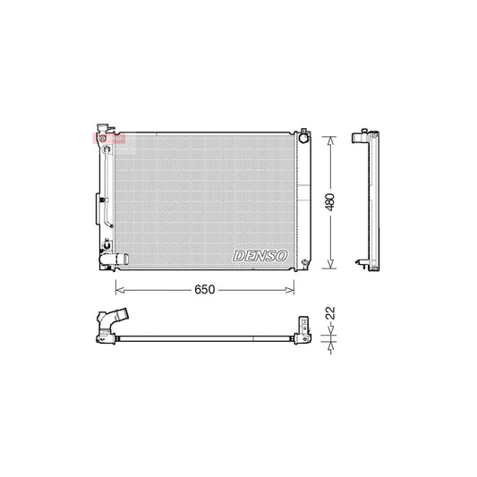 Denso DRM51012 Drm51012 Engine Radiator For Lexus Rx Ii (Xu30) | ML Performance UK