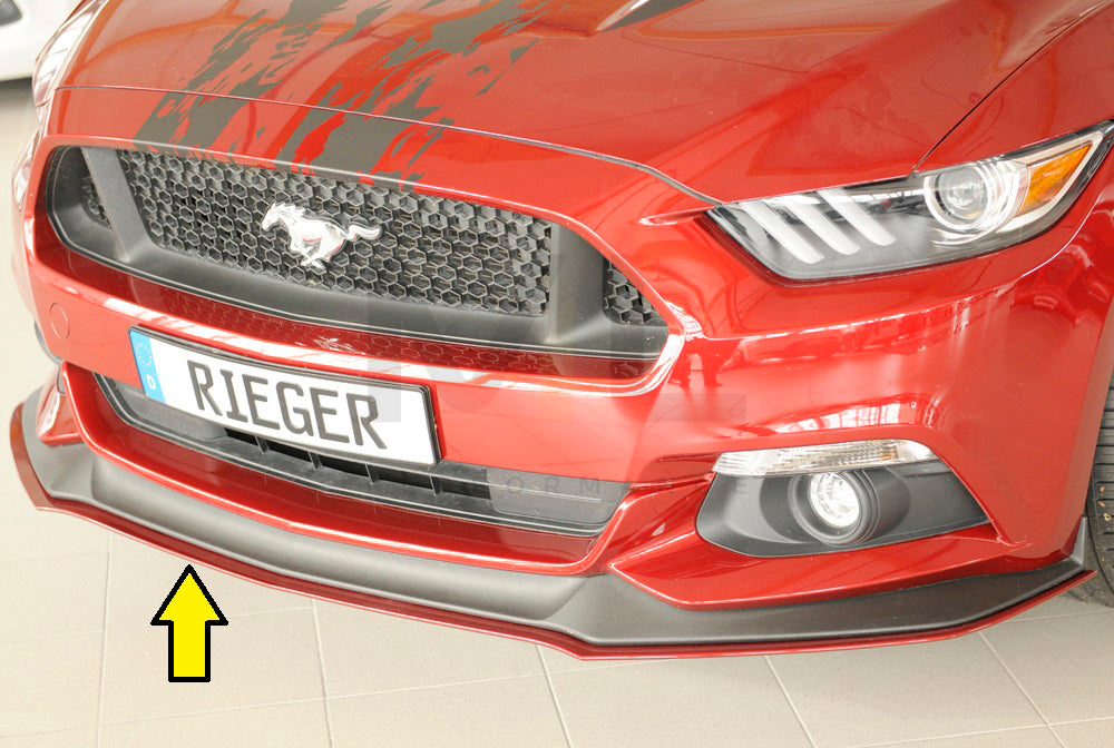 Rieger 00034250 Ford LAE Mustang 6 Front Splitter 3 | ML Performance UK Car Parts
