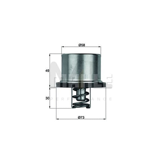 MAHLE ORIGINAL THD 1 82 Engine thermostat Opening Temperature: 82��C, with seal | ML Performance Car Parts