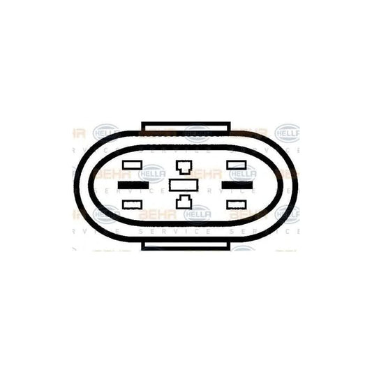 Hella 8EW 009 157-031 Fan, Radiator