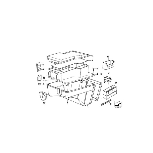 Genuine BMW 61138365812 E36 Stick-On Label In Fuse Box ENGLISH (Inc. 325is) | ML Performance UK Car Parts