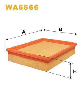 WIX Filters WA6566 Air Filter For Fiat Multipla (186)