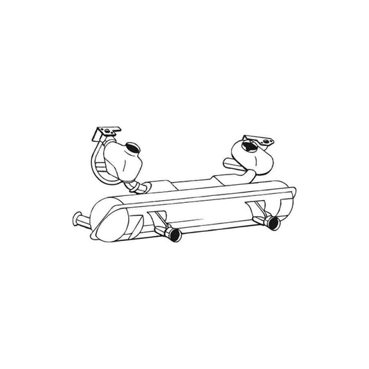 Bosal 233-867 Rear Silencer For Vw Kaefer