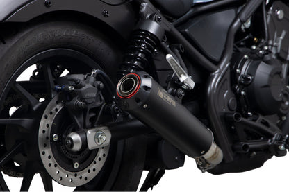 Scorpion PHA191BCER Honda CMX500 (Rebel) Red Power Slip-On - Black Ceramic Coated Sleeve | ML Performance UK UK