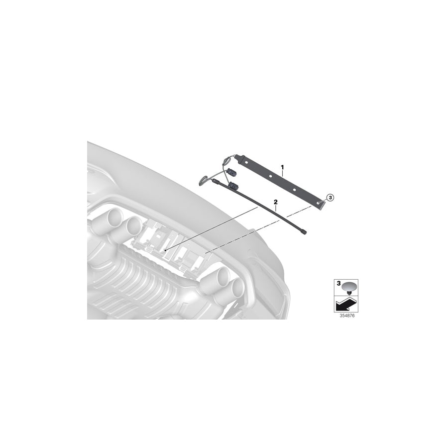 Genuine BMW 61358088969 F91 F93 F92 Sensor For Ca (Inc. M8) | ML Performance UK