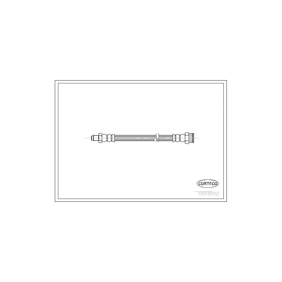Corteco 19018552 Brake Hose | ML Performance UK