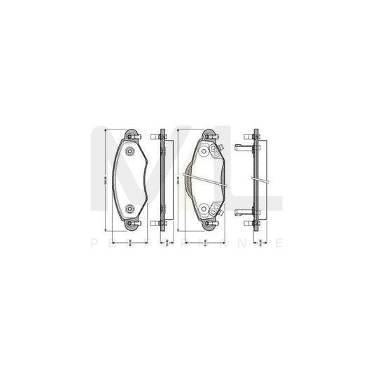 Bosch 0986Tb2443 Brake Pad Set For Toyota Yaris I Hatchback (P1) Excl. Wear Warning Contact, With Accessories  | ML Performance Car Parts