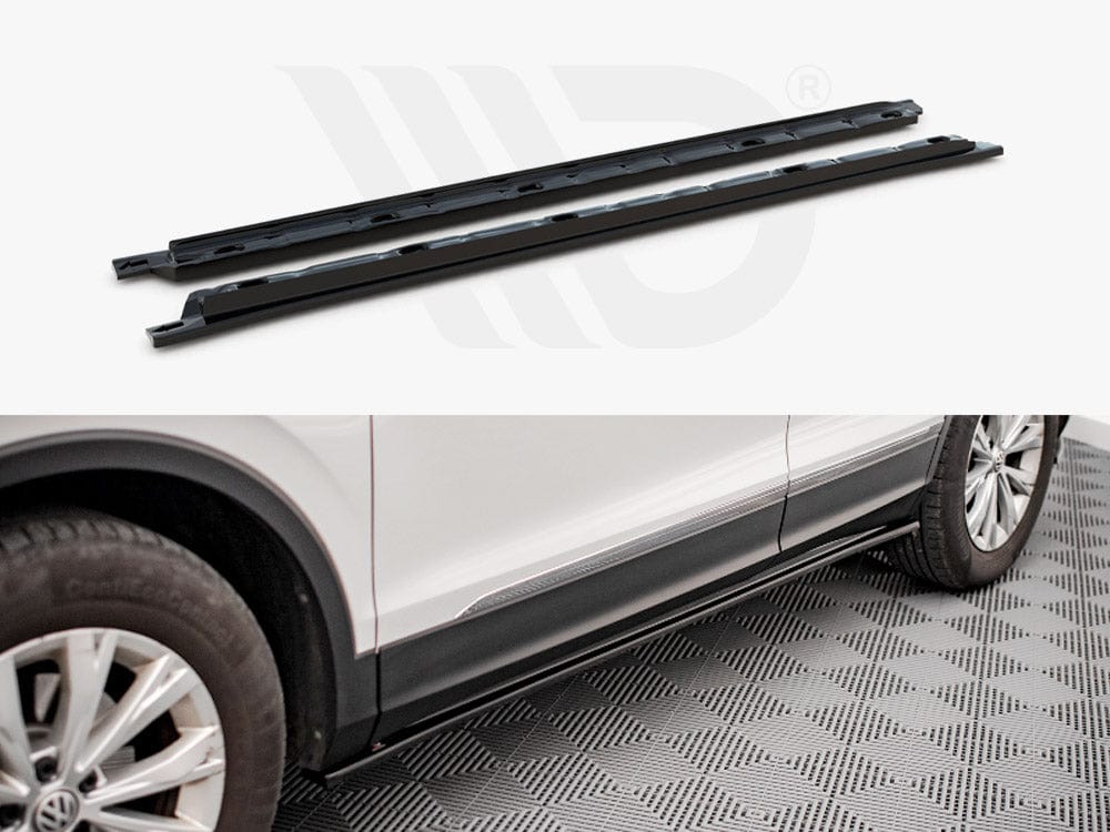 Maxton Design VW-TI-2-SD1T Side Skirts Diffusers VW Tiguan MK2 (2015-2020) | ML Performance UK Car Parts