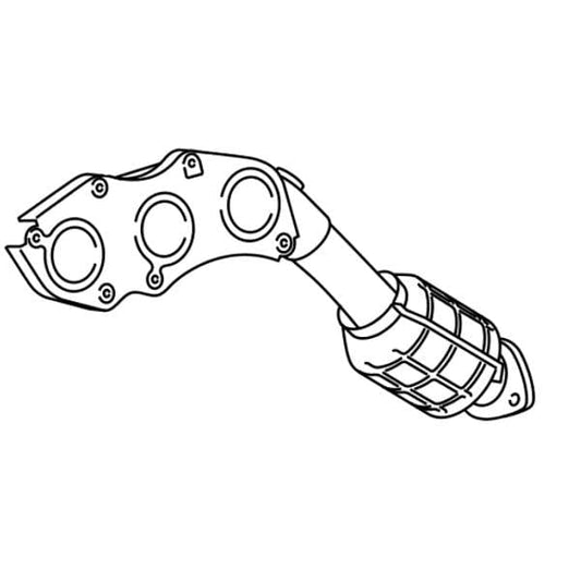 Genuine Lexus 17140-31030 GS Phase 3 O/S Manifold and Catalytic Converter